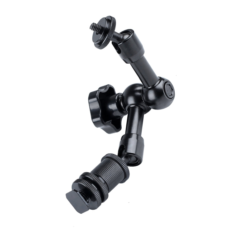 Brazo mágico articulado de fricción ajustable de 7 pulgadas + clips de garras grandes con abrazadera para teléfono, 7 inch Magic Arm + Claws Clips with Phone Clamp