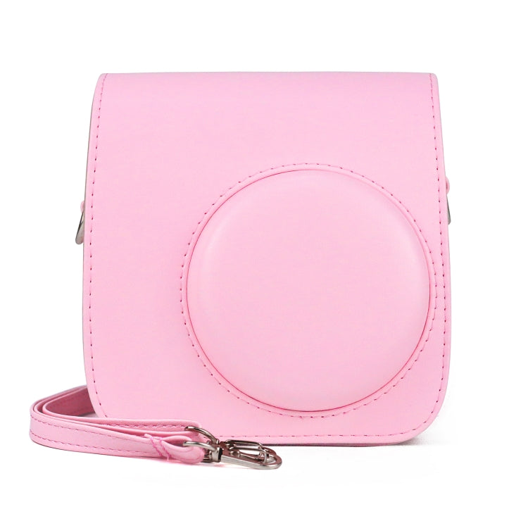 Bolso retro de la cámara de la caja del cuero de la PU del cuerpo completo con la correa para FUJIFILM instax mini 7+, For FUJIFILM Instax Mini 7+