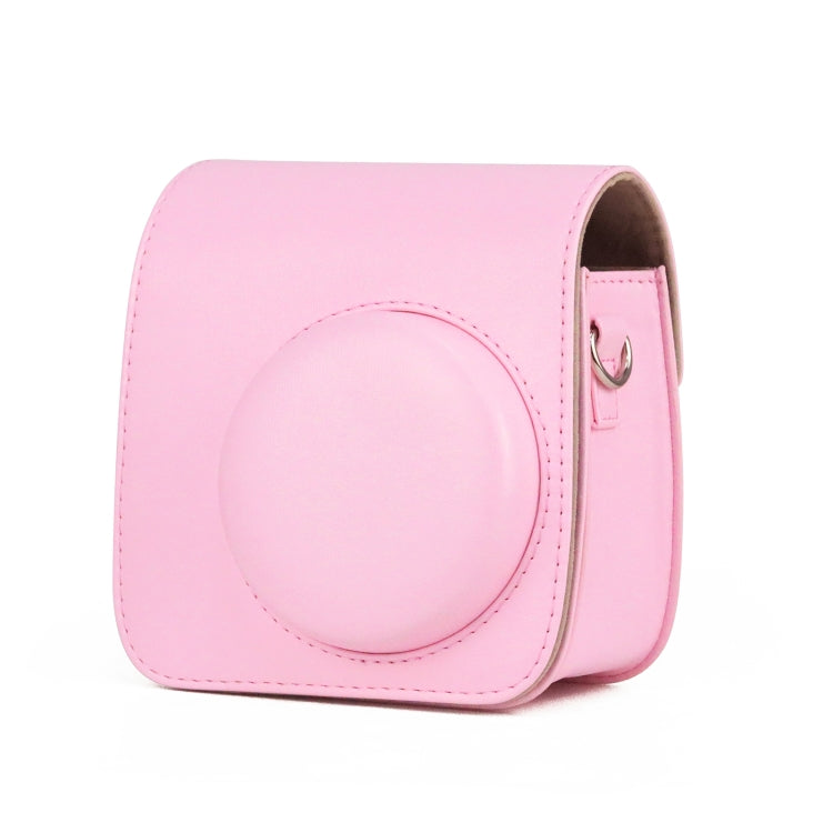 Bolso retro de la cámara de la caja del cuero de la PU del cuerpo completo con la correa para FUJIFILM instax mini 7+, For FUJIFILM Instax Mini 7+