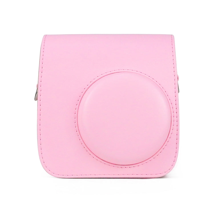 Bolso retro de la cámara de la caja del cuero de la PU del cuerpo completo con la correa para FUJIFILM instax mini 7+, For FUJIFILM Instax Mini 7+