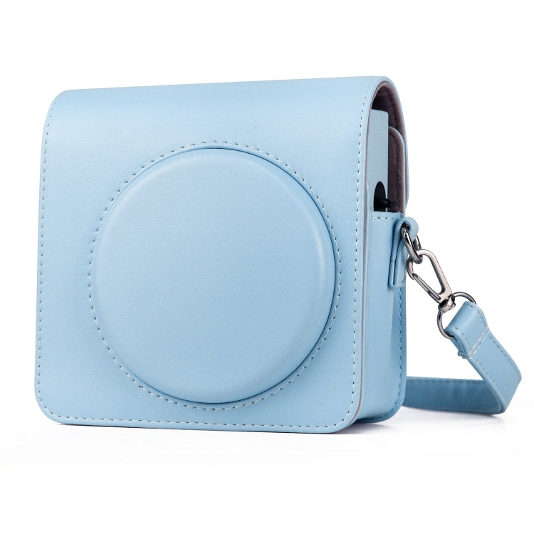 Funda de cuero PU de cuerpo completo para cámara con correa para FUJIFILM instax Square SQ1