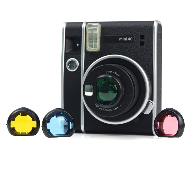 Filtro de cámara 4 en 1 de cuatro colores para Fujifilm Instax mini 40