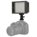 HD-160 Luz blanca Luz de vídeo LED Iluminación de fotografía en cámara Luz de relleno para cámara Canon, Nikon, DSLR con 3 placas de filtro, HD-160
