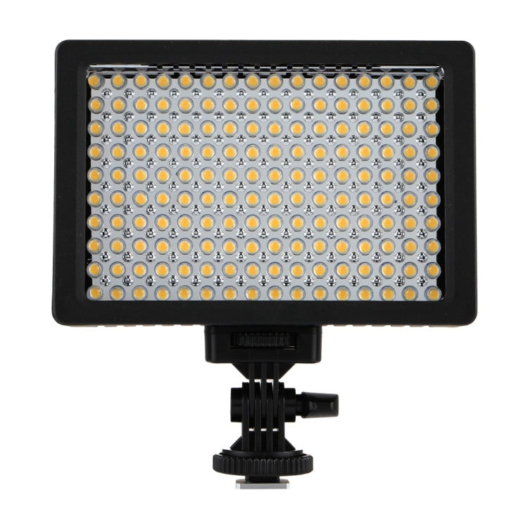 HD-160 Luz blanca Luz de vídeo LED Iluminación de fotografía en cámara Luz de relleno para cámara Canon, Nikon, DSLR con 3 placas de filtro, HD-160