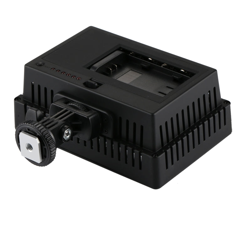 HD-160 Luz blanca Luz de vídeo LED Iluminación de fotografía en cámara Luz de relleno para cámara Canon, Nikon, DSLR con 3 placas de filtro, HD-160