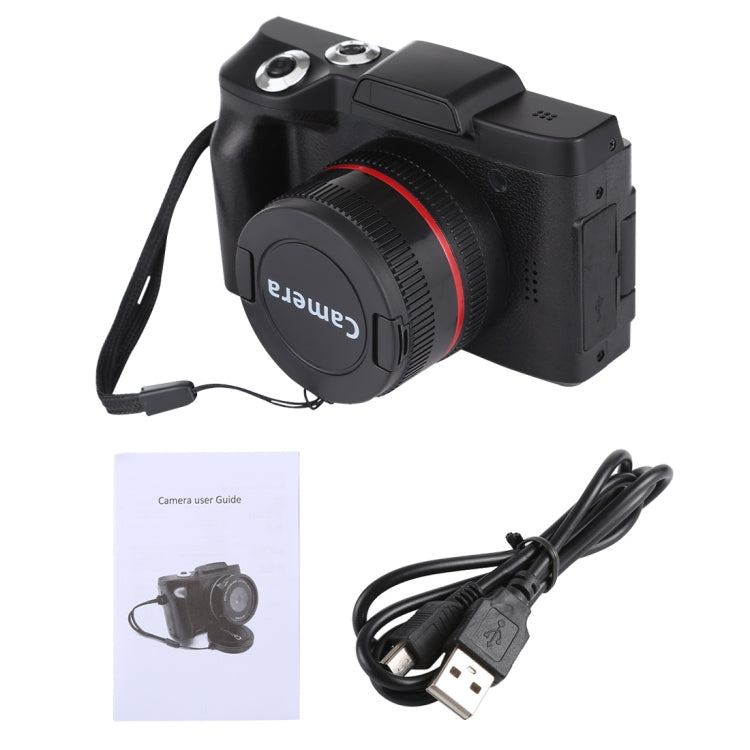 Cámara digital con lentes intercambiables y pantalla abatible con interpolación de 1,3 megapíxeles, LCD de 2,4 pulgadas, grabación Full HD 720P, lente infrarroja, EIS, Black, White