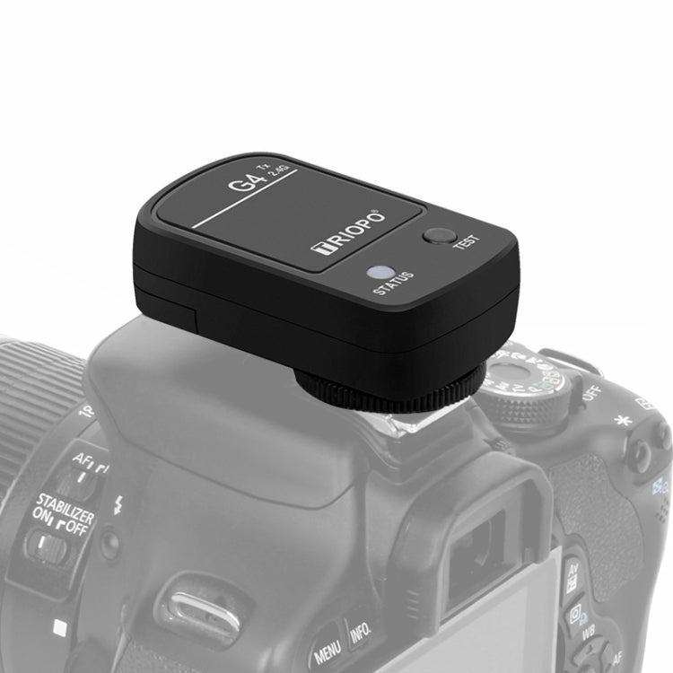 Disparador Speedlite de flash inalámbrico TRIOPO G4 2.4G con zapata, G4