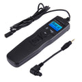 RST-7002 Pantalla LCD Intervalometro de lapso de tiempo Disparador Temporizador digital Controlador remoto con cable C8 para cámara CANON 1D/1DS/50D/40D/30D/20D/10D/5D/7D, RST-7002