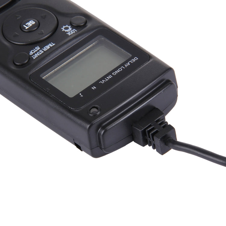 RST-7002 Pantalla LCD Intervalometro de lapso de tiempo Disparador Temporizador digital Controlador remoto con cable C8 para cámara CANON 1D/1DS/50D/40D/30D/20D/10D/5D/7D, RST-7002