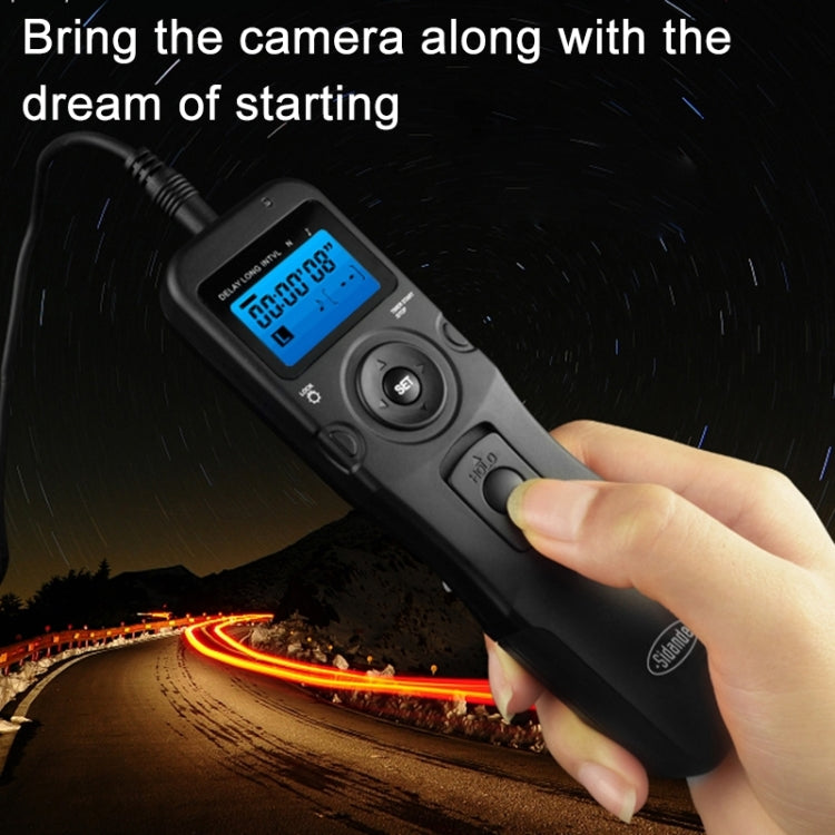 RST-7002 Pantalla LCD Intervalometro de lapso de tiempo Disparador Temporizador digital Controlador remoto con cable C8 para cámara CANON 1D/1DS/50D/40D/30D/20D/10D/5D/7D, RST-7002