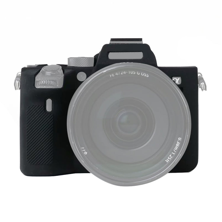 Para Sony A7R4 Funda protectora de silicona suave, For Sony A7R4