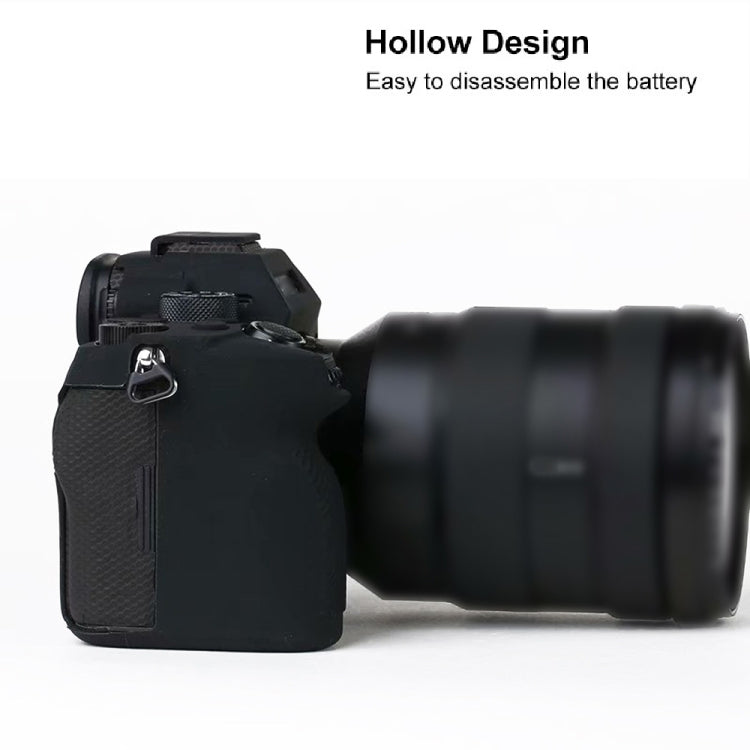 Para Sony A7R4 Funda protectora de silicona suave, For Sony A7R4