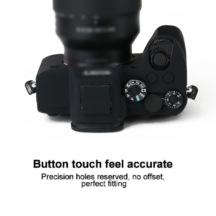 Para Sony A7R4 Funda protectora de silicona suave, For Sony A7R4