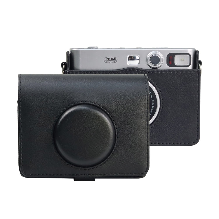 Bolso retro de la caja del cuero de la PU de la cámara del cuerpo completo con la correa para FUJIFILM instax mini Evo, For FUJIFILM instax mini Evo Retro