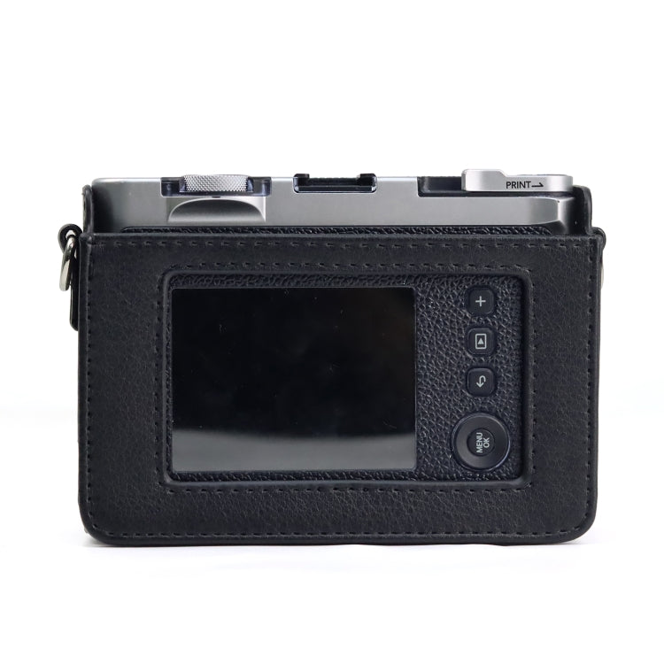 Bolso retro de la caja del cuero de la PU de la cámara del cuerpo completo con la correa para FUJIFILM instax mini Evo, For FUJIFILM instax mini Evo Retro