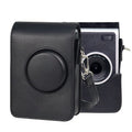 Funda de cuero PU para cámara vertical de cuerpo completo con correa para FUJIFILM instax mini Evo, For FUJIFILM instax mini Evo Vertical