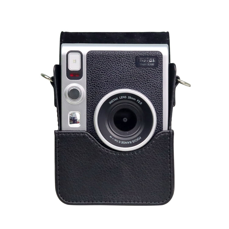 Funda de cuero PU para cámara vertical de cuerpo completo con correa para FUJIFILM instax mini Evo, For FUJIFILM instax mini Evo Vertical