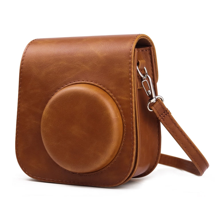Funda de Cuero Retro para Cámara de Cuerpo Completo con Correa para FUJIFILM Instax mini 11, For FUJIFILM Instax mini 11