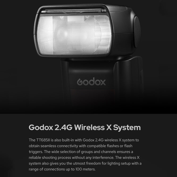 Godox TT685II-S 2,4 GHz inalámbrico TTL HSS 1/8000s Flash Speedlite para Sony, TT685II-S for Sony