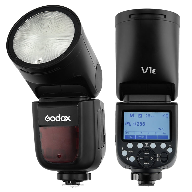 Flash Speedlite TTL de cabeza redonda Godox V1F para FUJIFILM, V1F for FUJIFILM