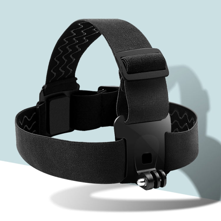 Cinturón de montaje elástico Correa ajustable para la cabeza con abrazadera para teléfono, tornillo y adaptador tipo S para GoPro HERO10 Black / HERO9 Black /8/7/6/5, Xiaoyi y otras cámaras de acción, teléfonos inteligentes