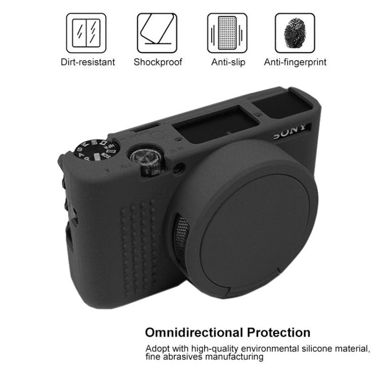 Funda protectora de silicona suave para Sony ZV-1, For Sony ZV-1