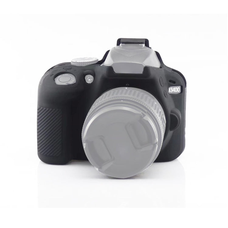 Funda protectora de silicona suave para Nikon D3400 / D3300, For Nikon D3400, For Nikon D3400 / D3300