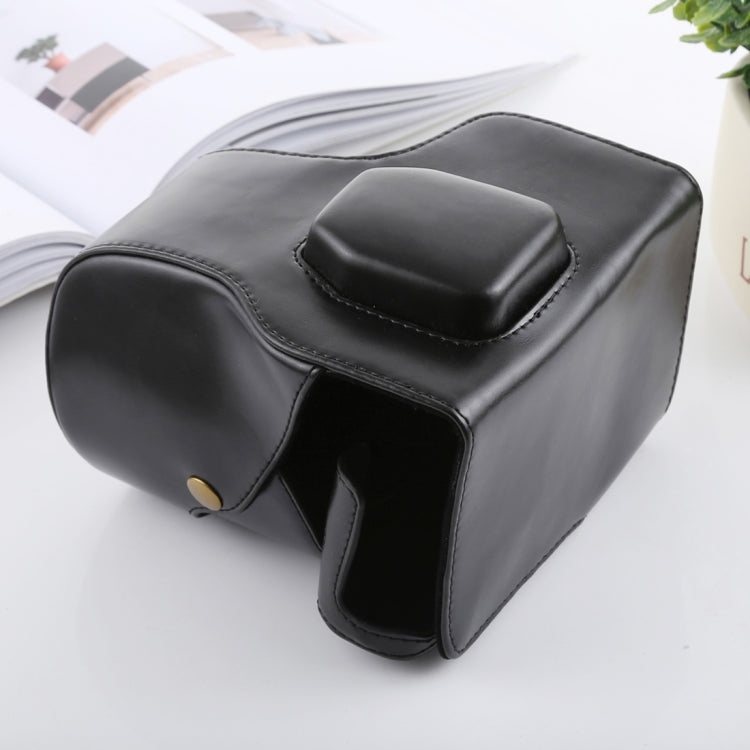 Funda de cuero PU para cámara de cuerpo completo con correa para FUJIFILM X-T3, For FUJI X-T3
