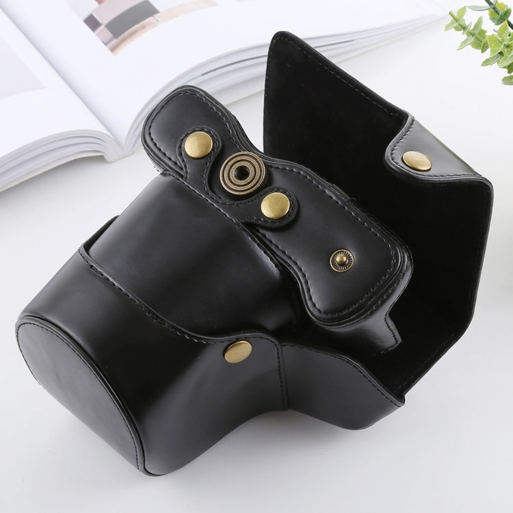 Funda de cuero PU para cámara de cuerpo completo con correa para FUJIFILM X-T3, For FUJI X-T3