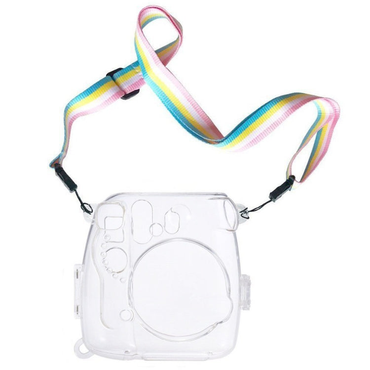 Funda protectora de cristal con correa para FUJIFILM instax mini 9 / mini 8+ / mini 8, For FUJIFILM instax mini 9