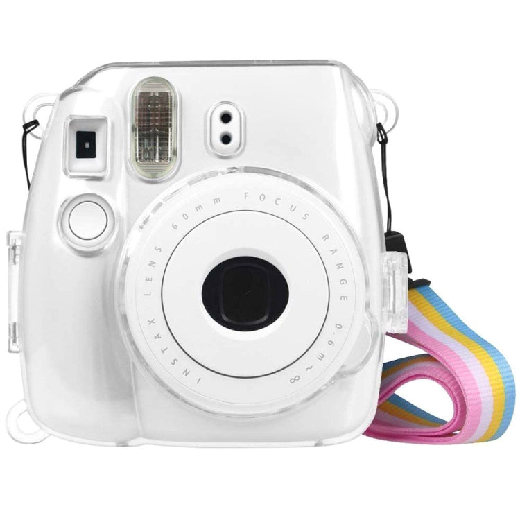 Funda protectora de cristal con correa para FUJIFILM instax mini 9 / mini 8+ / mini 8, For FUJIFILM instax mini 9