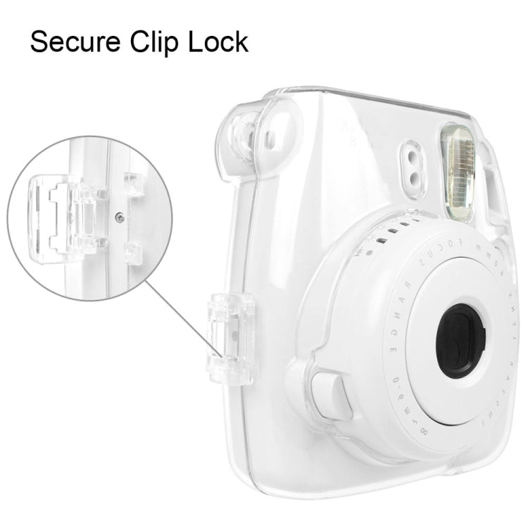Funda protectora de cristal con correa para FUJIFILM instax mini 9 / mini 8+ / mini 8, For FUJIFILM instax mini 9