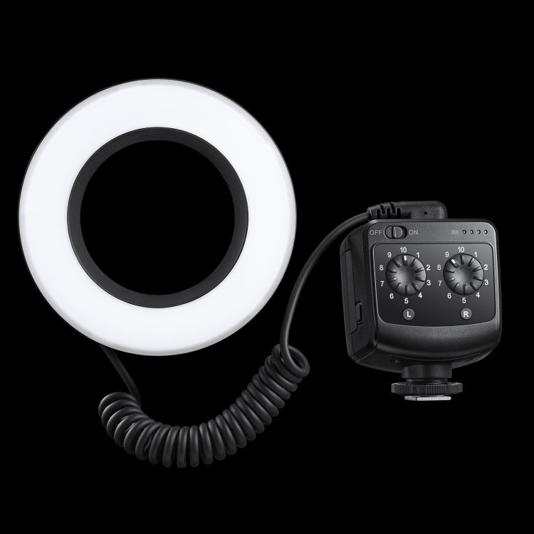Godox Ring72 Macro Ring 48 LED Flash Light con 8 anillos adaptadores de diferentes tamaños, Ring72