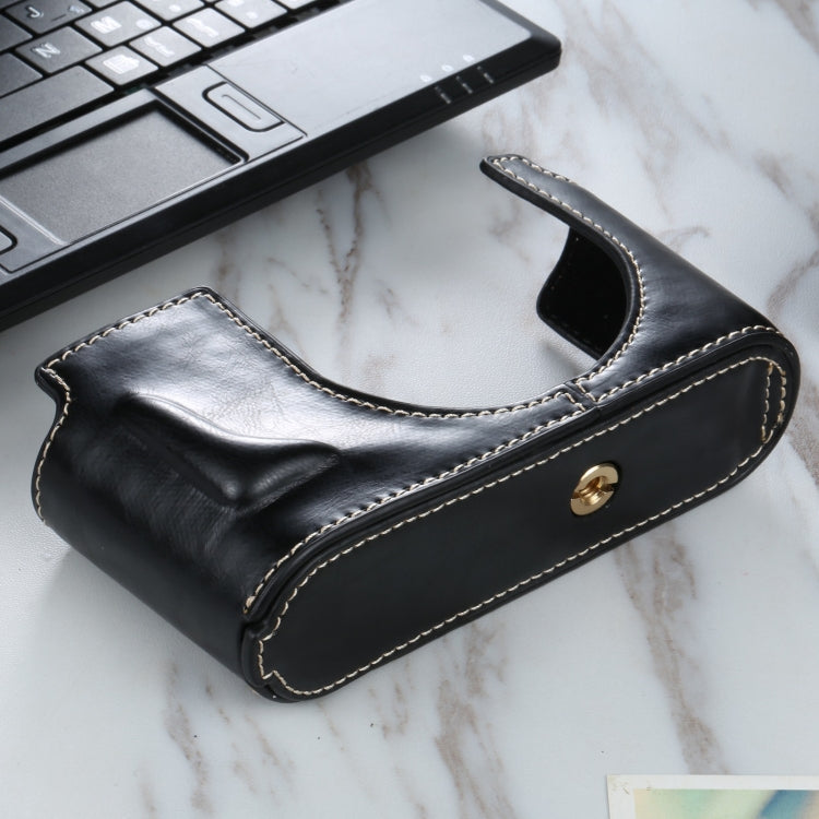 Base de media funda para cámara de cuero PU con rosca de 1/4 de pulgada para Leica Q2, For Leica Q2