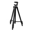 Soporte de trípode plegable de aleación de aluminio de 4 secciones de 130 cm con cabezal tridimensional, L-3130 Black, L-3130 Champagne Gold, L-3130 Silver