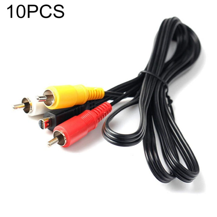 10 cables de cámara de vídeo AV de 10 pines para Sony VMC-15FS