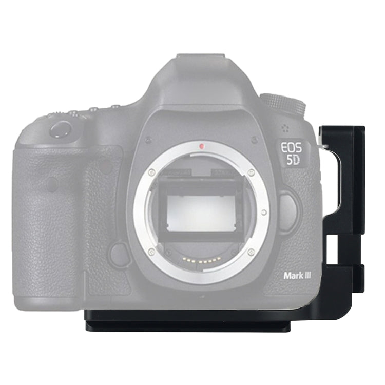 Soporte de placa L de liberación rápida de disparo vertical para Canon 5D Mark III, Canon 5D Mark III