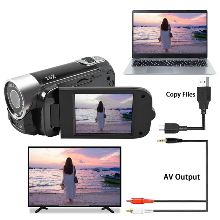 Cámara DV para viajes en casa con zoom digital HD de 16 millones de píxeles, enchufe AU, AU Plug