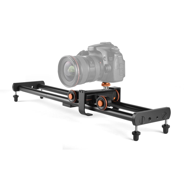 YELANGU L4X-BE YLG1817A Riel deslizante de empalme de aleación de aluminio de 60 cm + carro rodante con polea de vídeo de 3 ruedas para cámaras SLR/cámaras de vídeo, L4X-BE 60cm Rail Track + Dolly Car