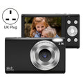 DC402 2.4 pulgadas 44MP 16X Zoom 2.7K Cámara digital Full HD Cámara de tarjeta para niños, enchufe del Reino Unido, UK Plug
