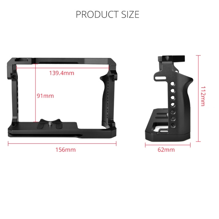 YELANGU C22-A YLG0334B-A Estabilizador de jaula para cámara de vídeo para Canon EOS R5/R6/R, YLG0334B-A