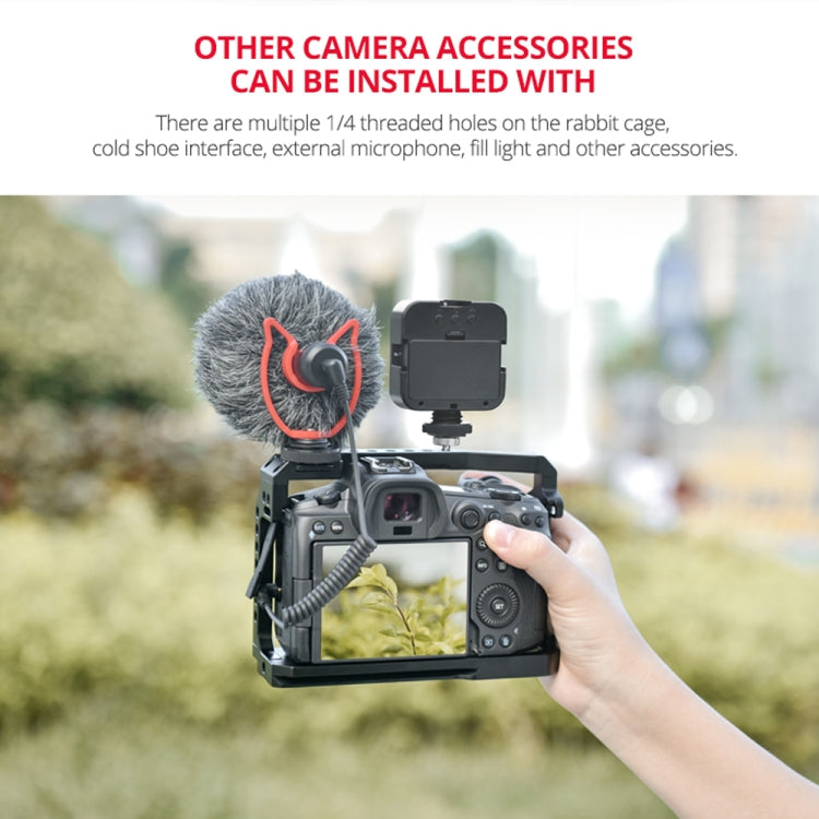 YELANGU C22-A YLG0334B-A Estabilizador de jaula para cámara de vídeo para Canon EOS R5/R6/R, YLG0334B-A