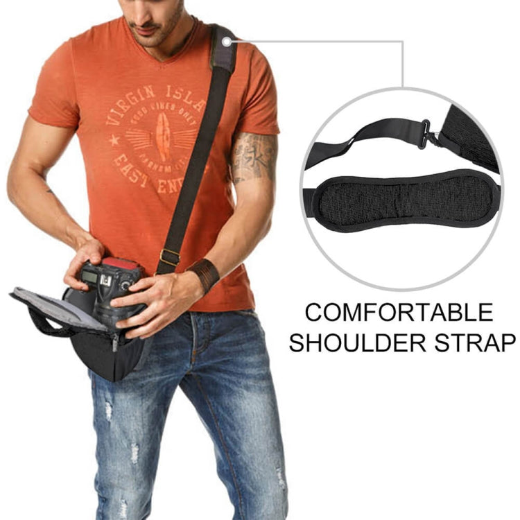 CADEN D11 Bolso bandolera impermeable para cámara SLR, tamaño: 20,5 x 16 x 27 cm, D1 20.5 x 16 x 27cm