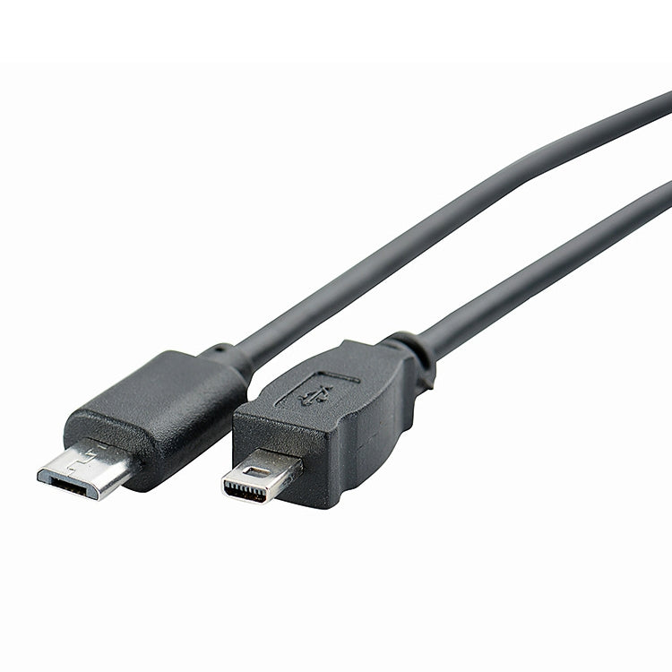 5 PCS 30cm Micro USB a Mini 8 Pin USB OTG Cable de datos del teléfono para Nikon, Micro  to Mini 8 Pin For Nikon
