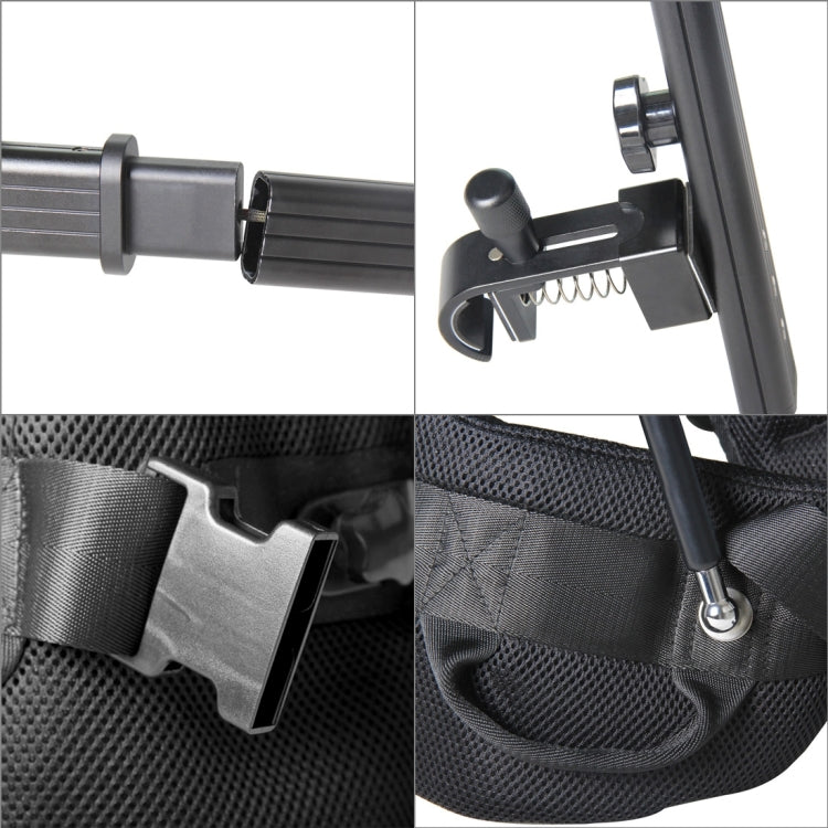 YELANGU YLG0107G2 Sistema de soporte de cámara con chaleco estabilizador para cámaras DSLR y DV, carga: 3-18 kg, Load: 3-18kg
