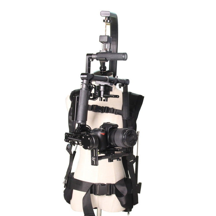YELANGU YLG0107G2 Sistema de soporte de cámara con chaleco estabilizador para cámaras DSLR y DV, carga: 3-18 kg, Load: 3-18kg