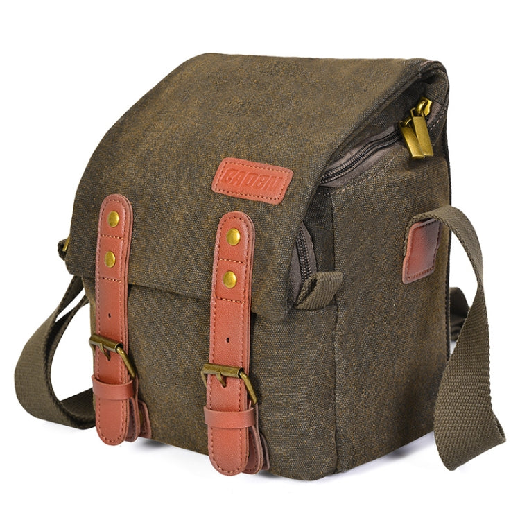 CADEN N1 Simple Retro Multifuncional Lona Impermeable Cámara Digital Fotografía Bolsa, N1 Simple Coffee, N1 Simple Beige White