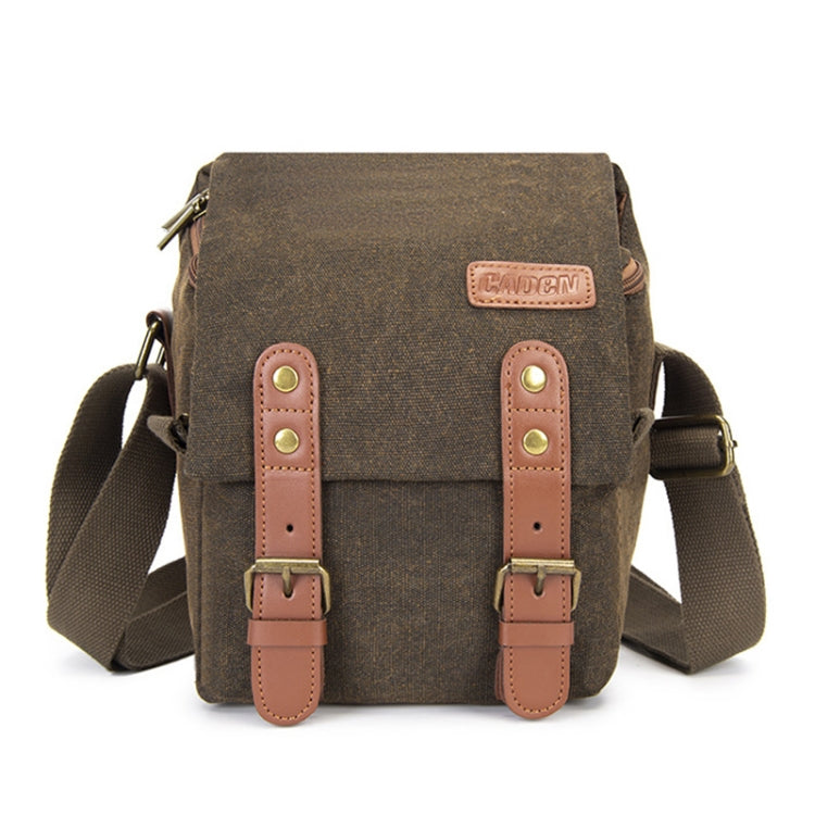 CADEN N1 Simple Retro Multifuncional Lona Impermeable Cámara Digital Fotografía Bolsa, N1 Simple Coffee, N1 Simple Beige White