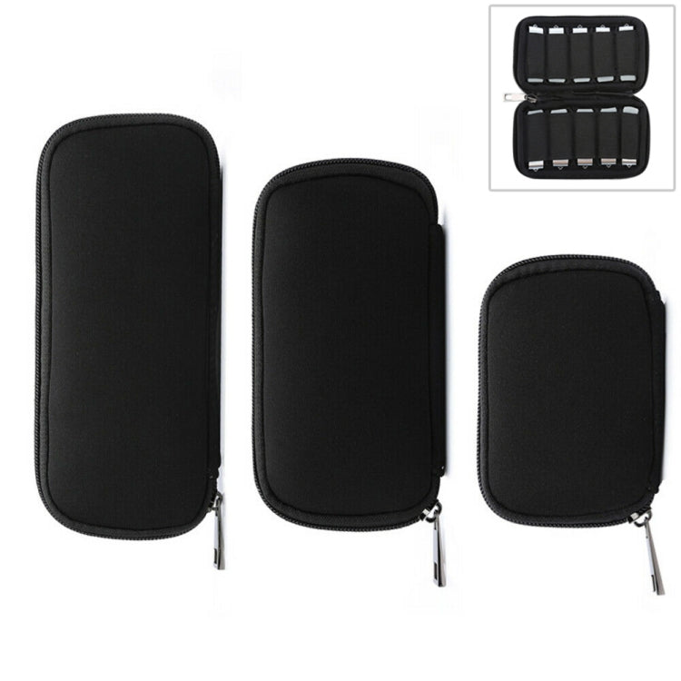 Funda de bolsa de almacenamiento de disco U de neopreno 3 en 1, 3 in 1