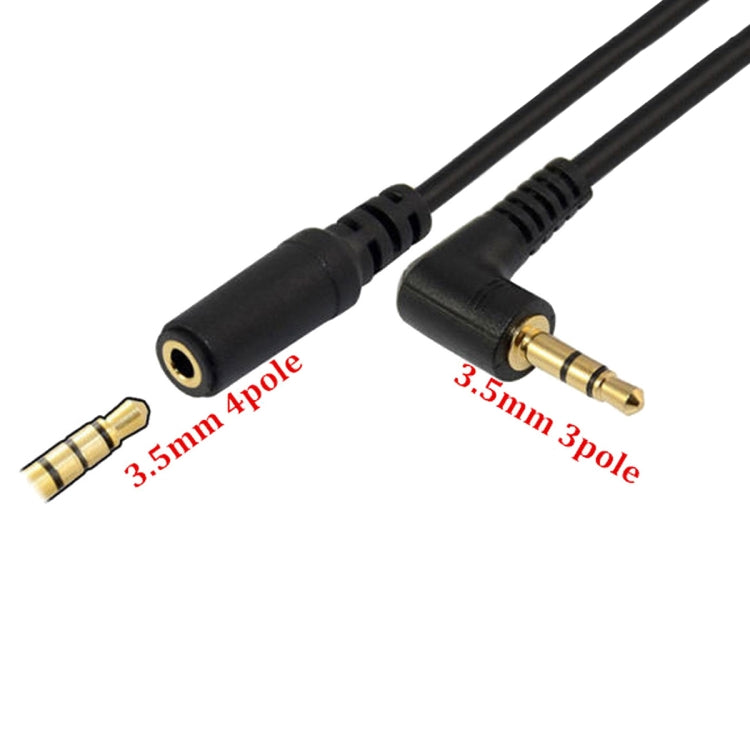 5 PCS 13cm Codo 3.5mm Audio Macho a Hembra PC Cámara Micrófono Adaptador Cable, Elbow 3.5mm